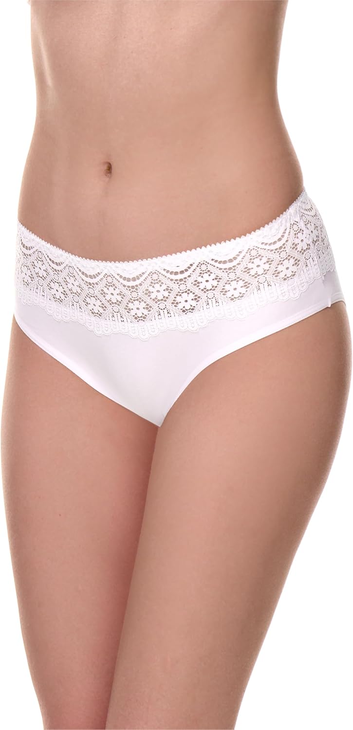 Detalle 2 de Merry Style Culotte Femme en Coton avec Dentelle – Slip confortable et respirante