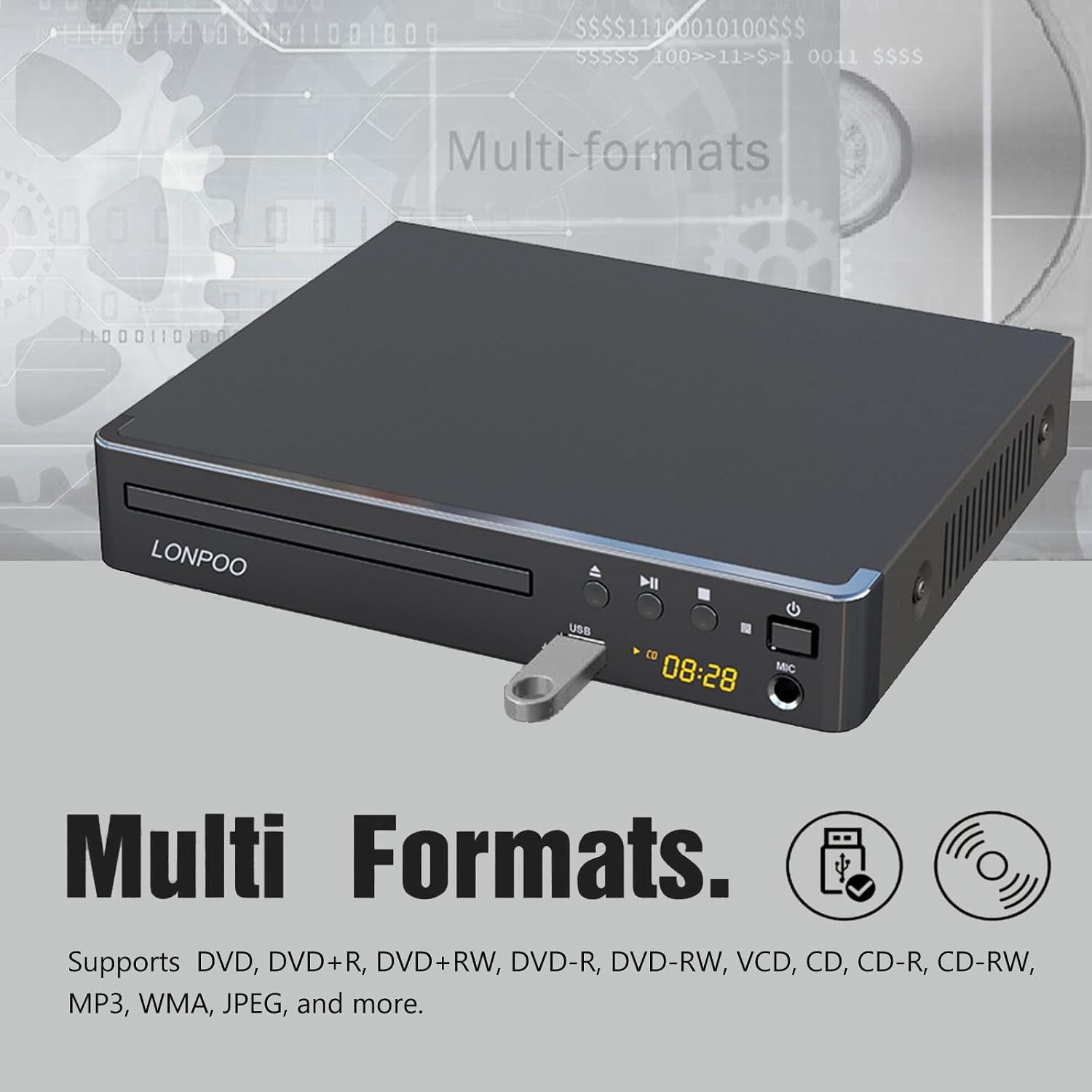 Thumbnail 5 de LP-099 Region Free DVD-Player 1080p für TV