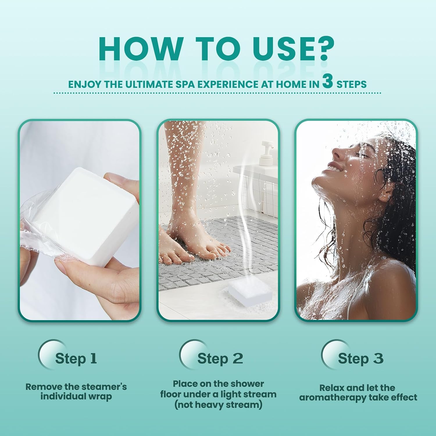 Detalle 2 de 14+1 Eucalyptus Mint Shower Steamers Set