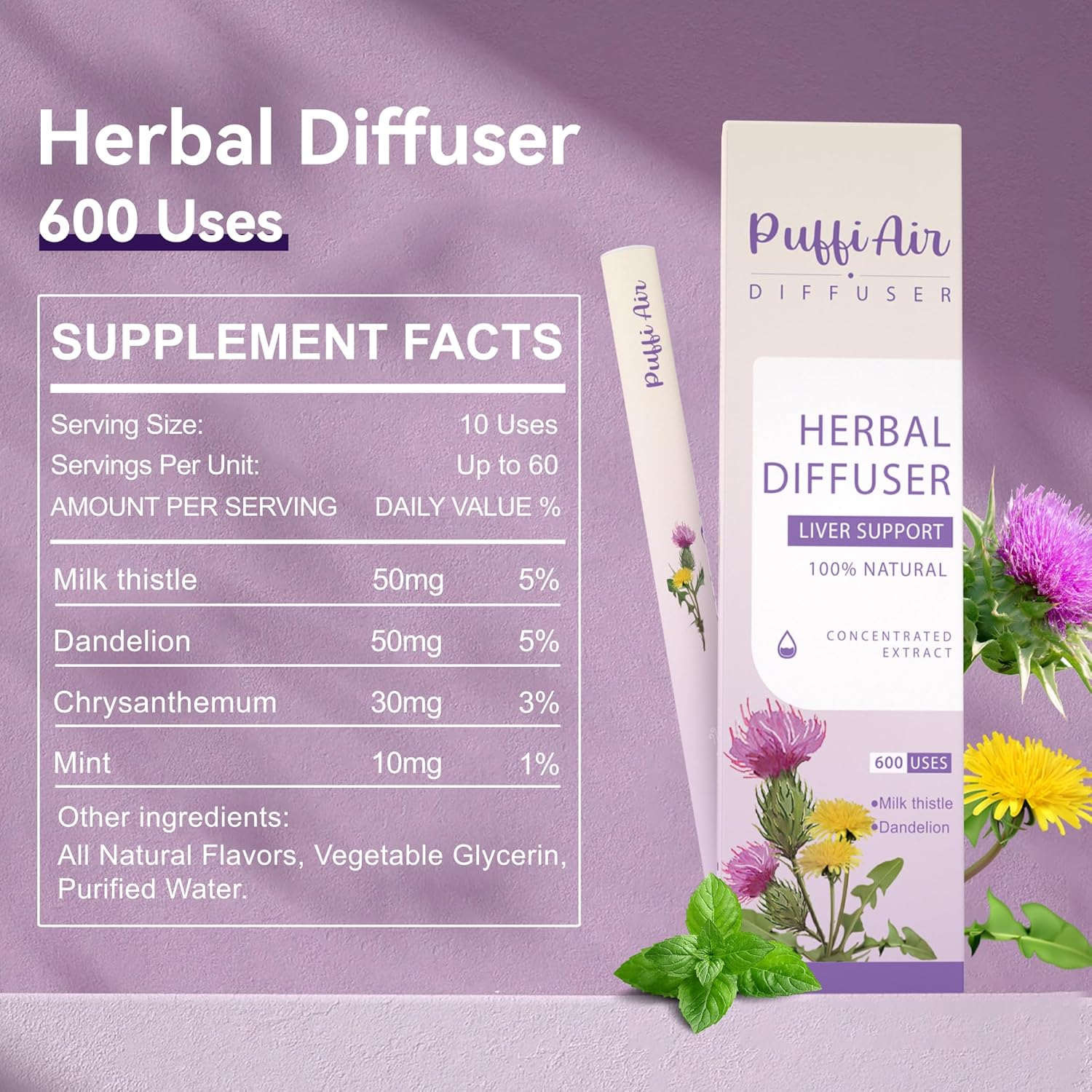 Thumbnail 6 de PUFFIAIR Inner Balance Duo Herbal Diffuser Pen Set 2 pack 🕯