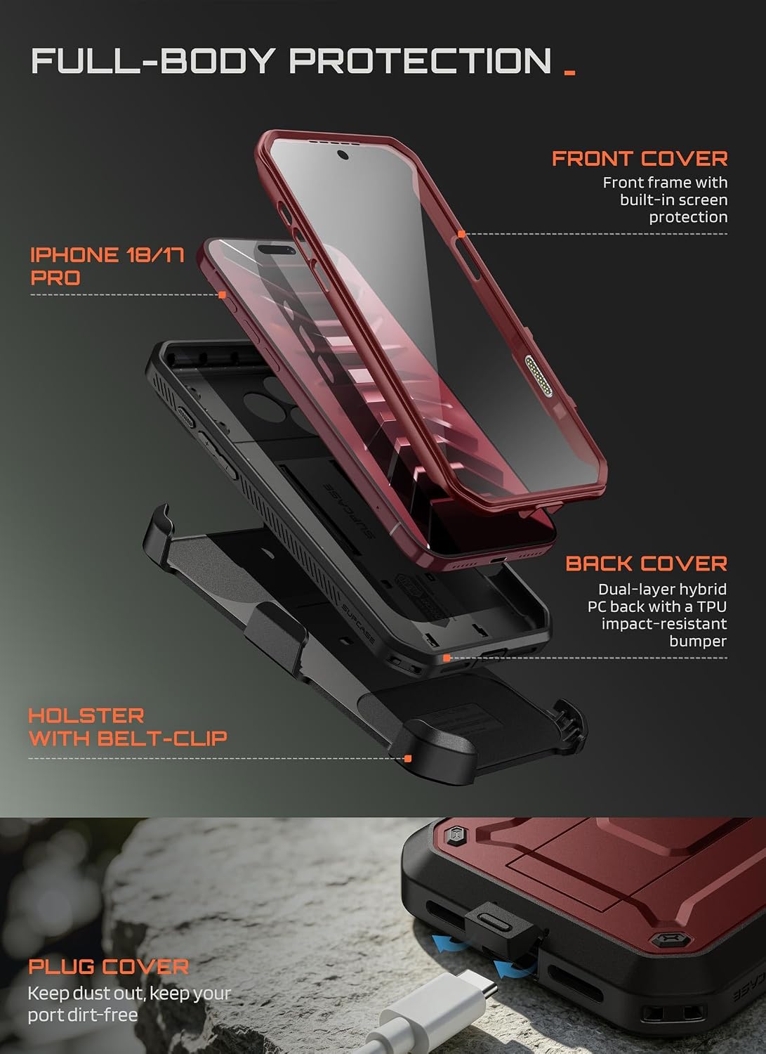 Thumbnail 5 de SUPCASE iPhone Case for iPhone 18 Pro