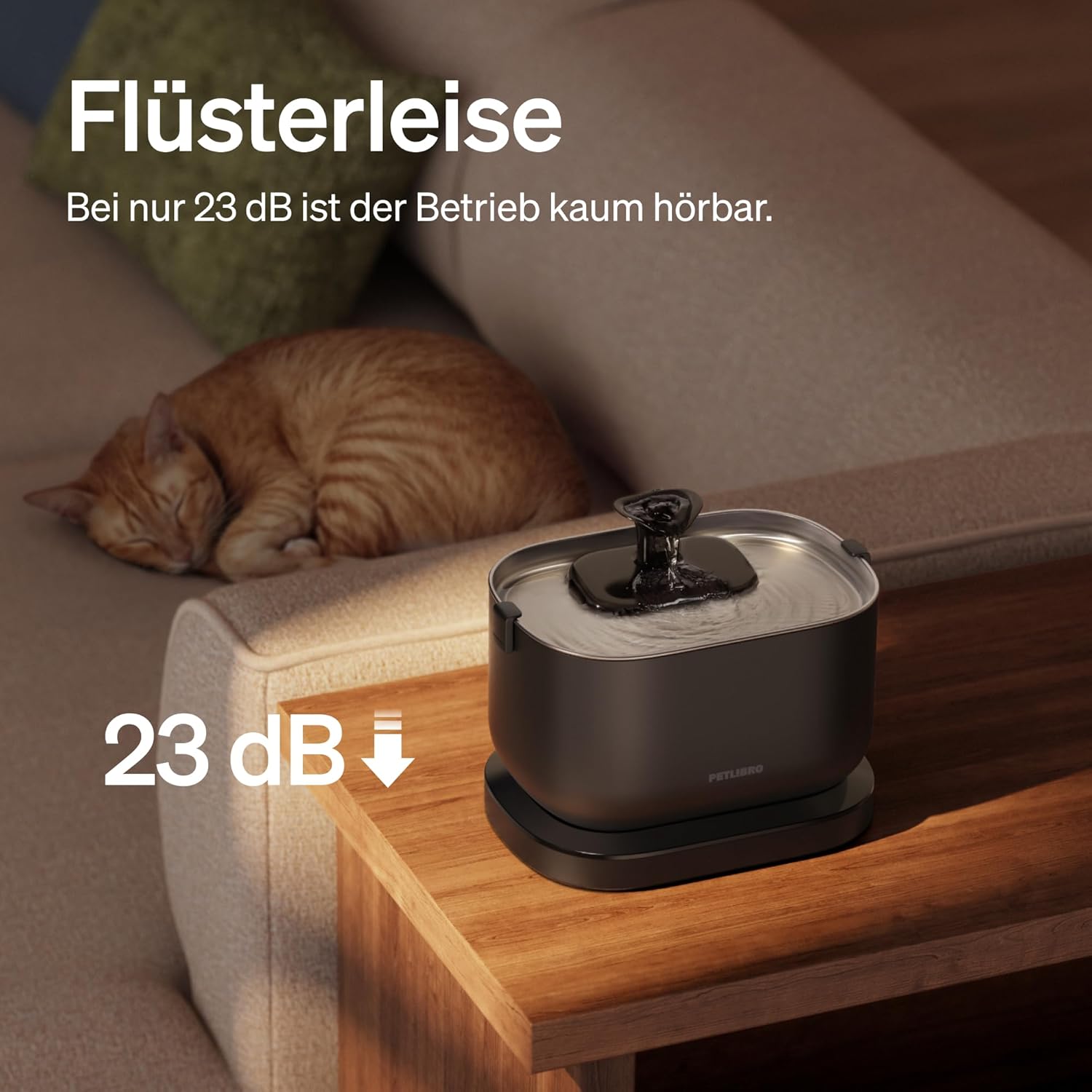 Detalle 2 de PETLIBRO Katzenbrunnen kabellos 5000 mAh