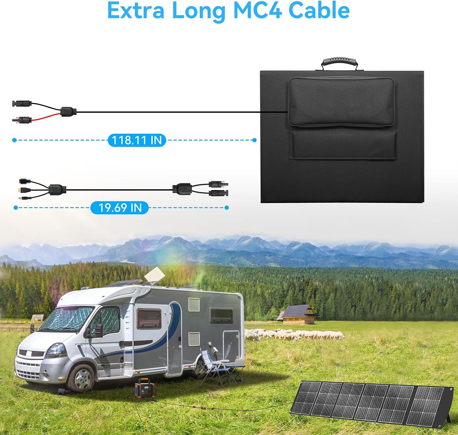 Thumbnail 6 de Ecosonique 300W Portable Solar Panel for Generators 🔆