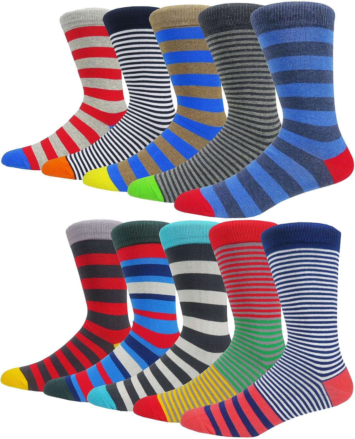 Detalle de HIWEAR Mens Socks colourful novelty cotton multipack