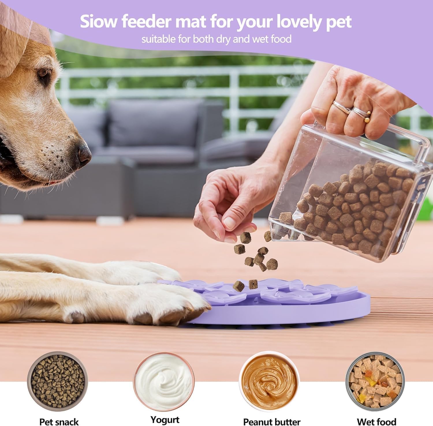 Detalle 2 de TUCANA Lick Mat for Dogs and Cats, Silicone
