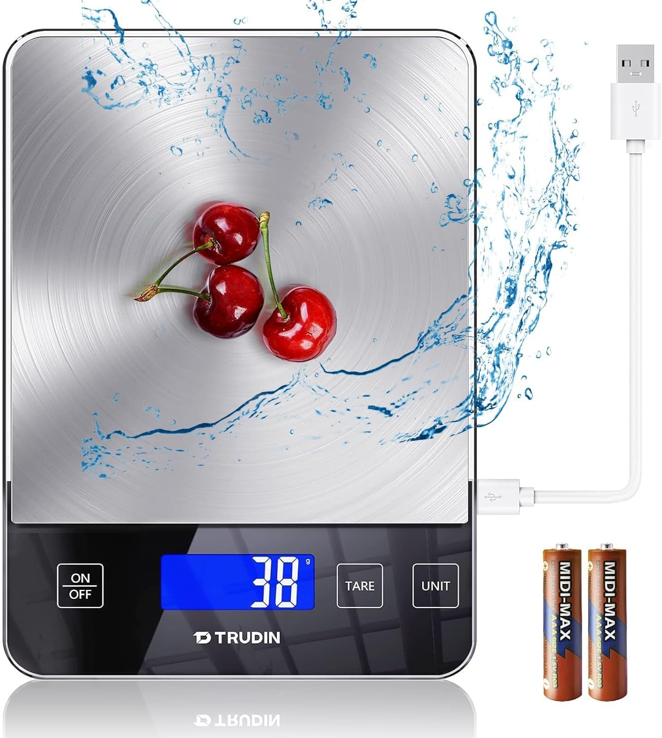 Detalle de NASA-Grade 33lb Digital Kitchen Scale ⚖