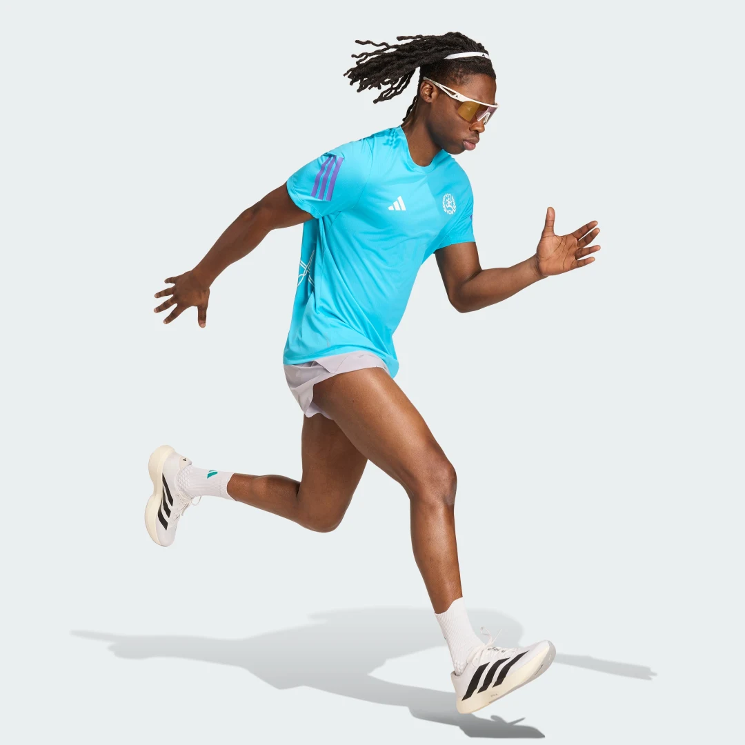 Thumbnail 2 de Adidas Vienna Marathon Finisher T-shirt Short Sleeve – Turquesa