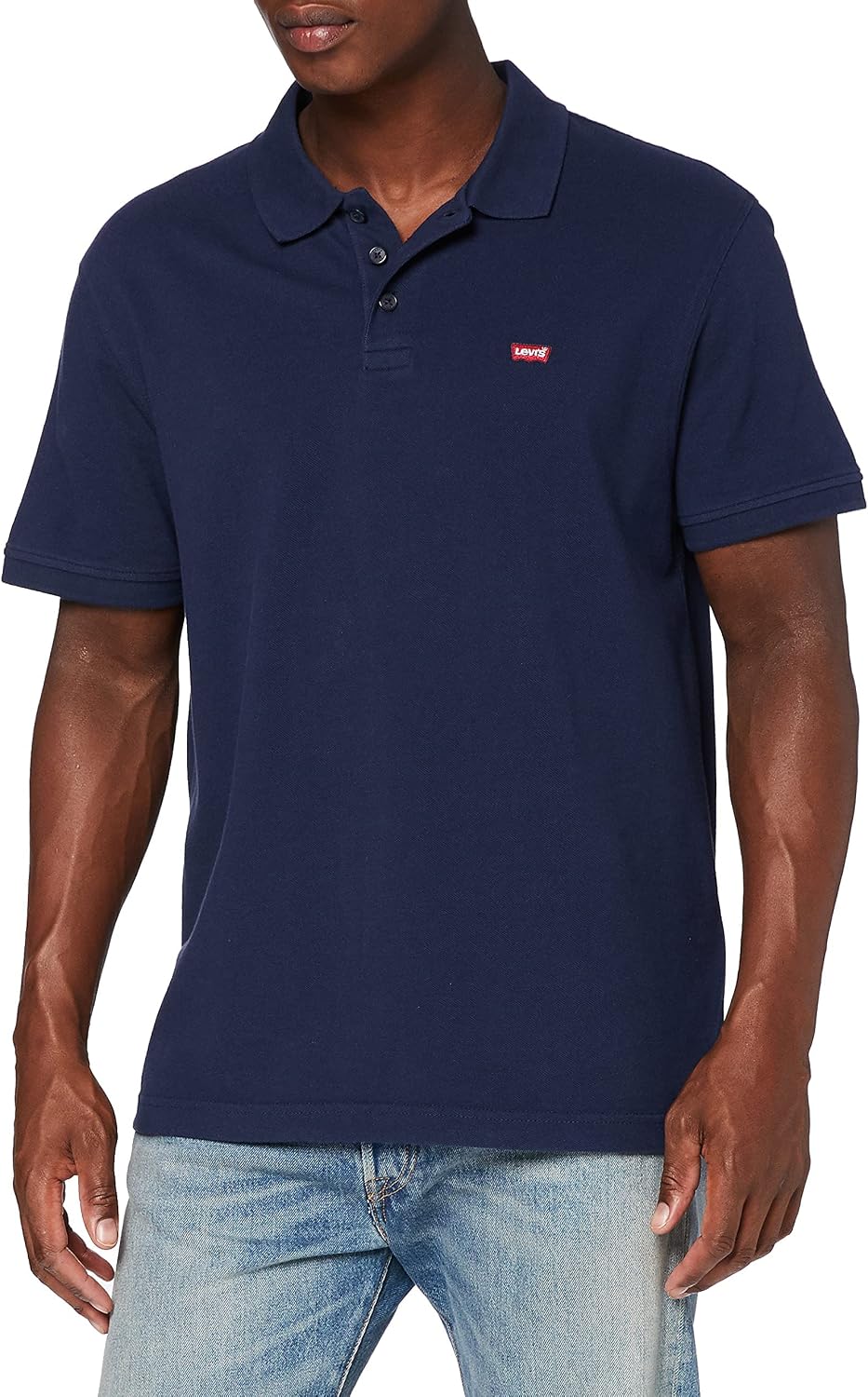 Detalle de Levi's Housemark Polo Chemise Homme — polo élégant et polyvalent