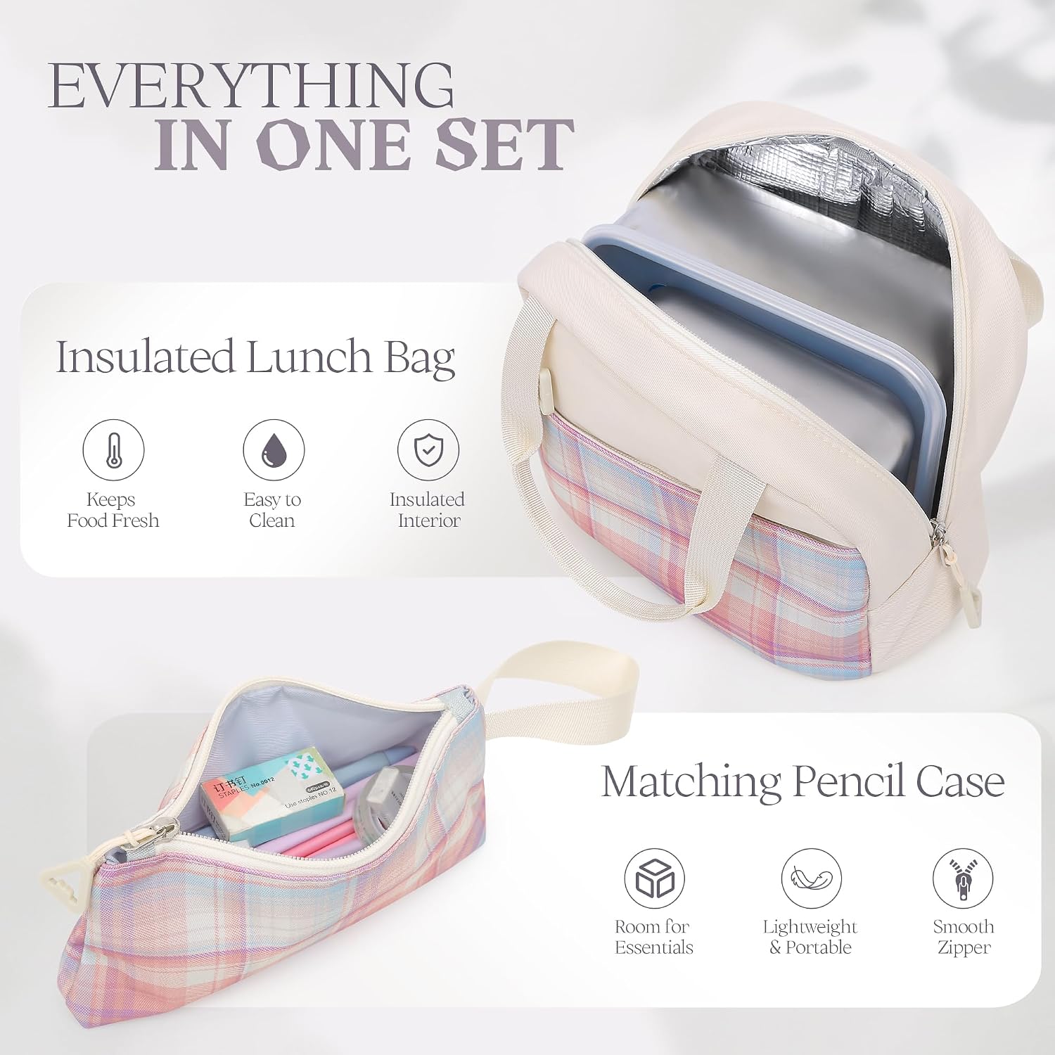 Detalle de Alrisg Girls School Backpack Set