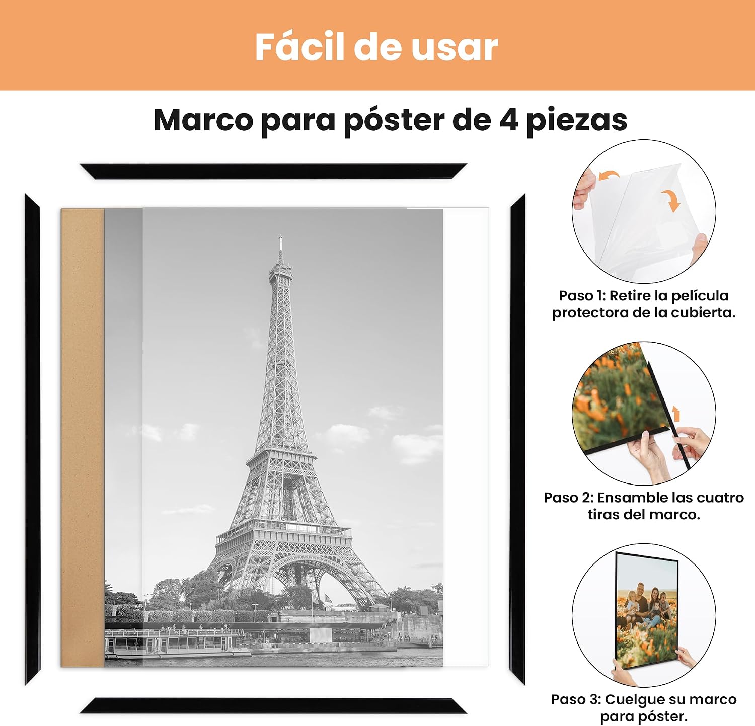 Thumbnail 5 de upsimples Marco 50x70 cm pack 3