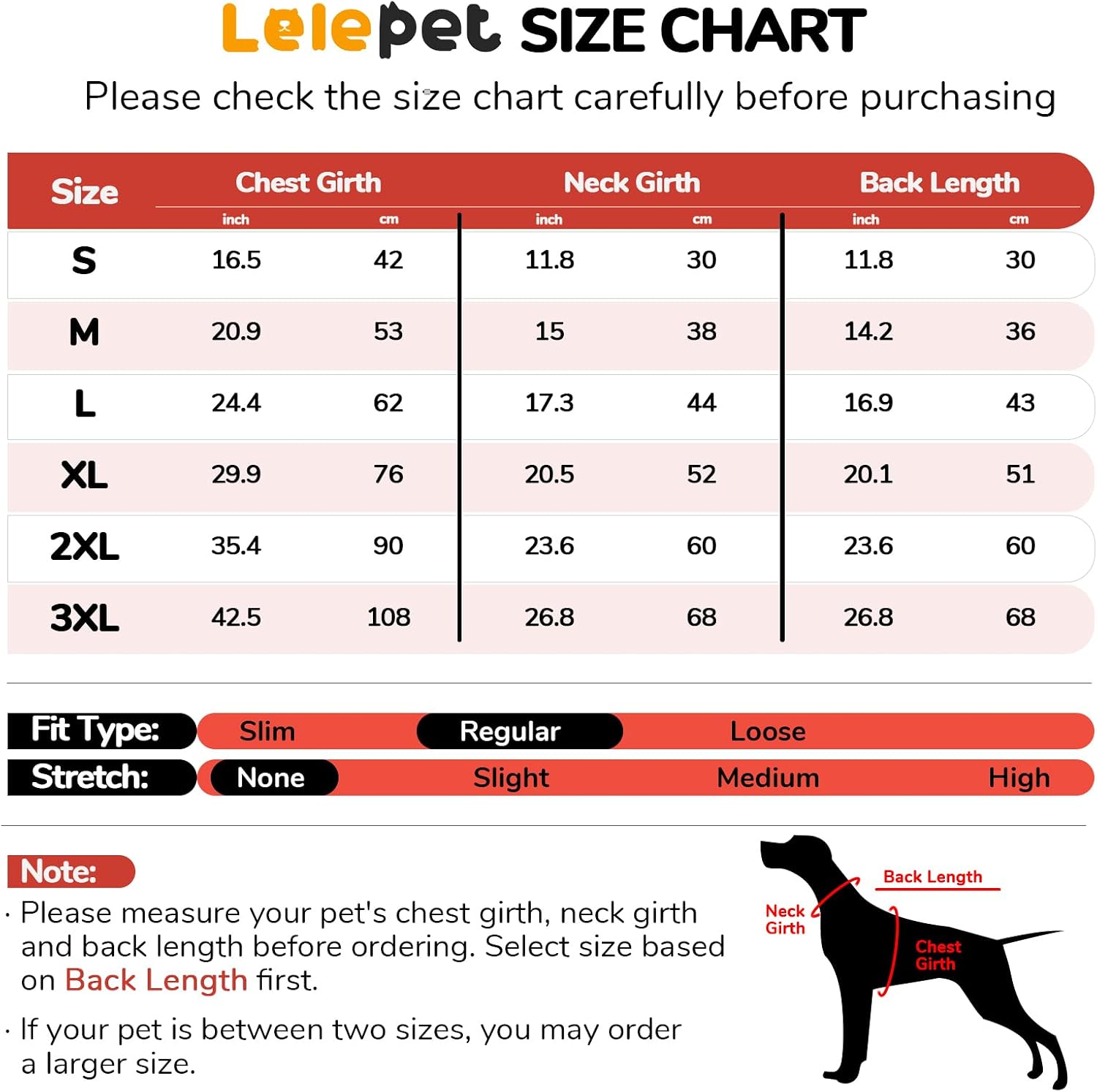 Detalle de Lelepet Dog Raincoat Waterproof Poncho with Reflective Strip and Adjustable Rear Legs Straps (Red, XL)