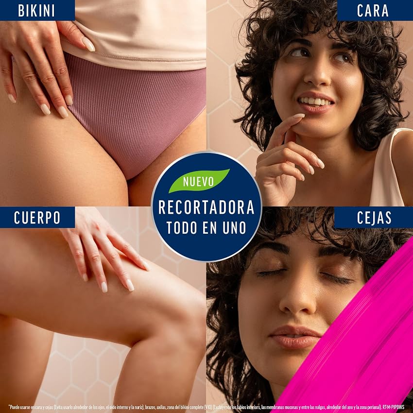 Detalle 2 de Veet Recortadora Todo en Uno para Mujer 💖 Zona Íntima y Cuerpo