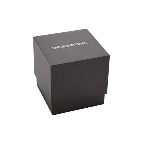Thumbnail 5 de Emporio Armani AR11173 Men’s Watch — 41mm Silver Stainless Steel Case with Brown Leather Strap
