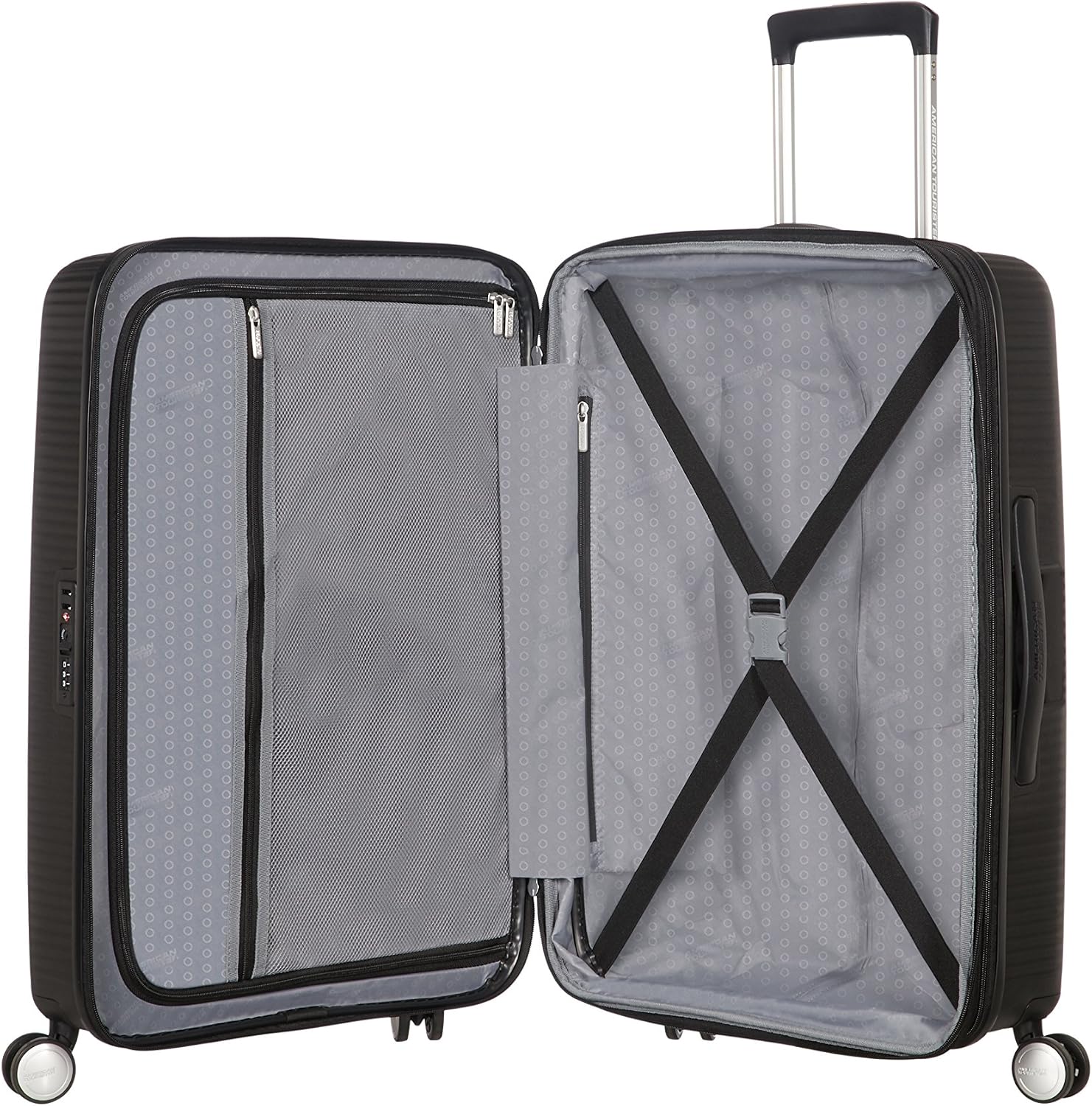 Thumbnail 3 de American Tourister Soundbox - Trolley L Espandibile 77 cm, 110 L, Nero (Bass Black)