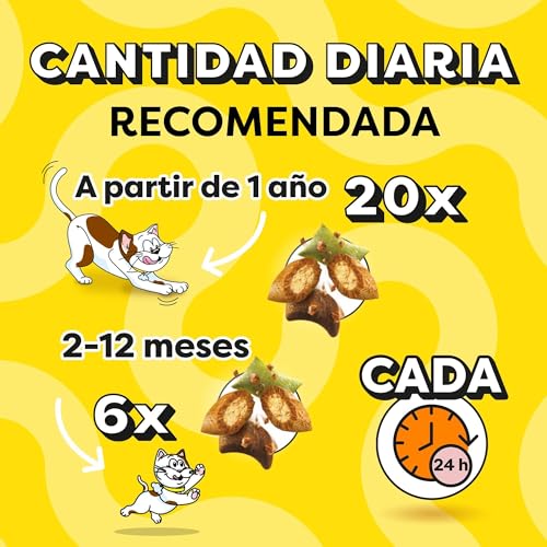 Thumbnail 3 de Catisfactions Premios para Gatos Sabor Aves a la Brasa 6x55g