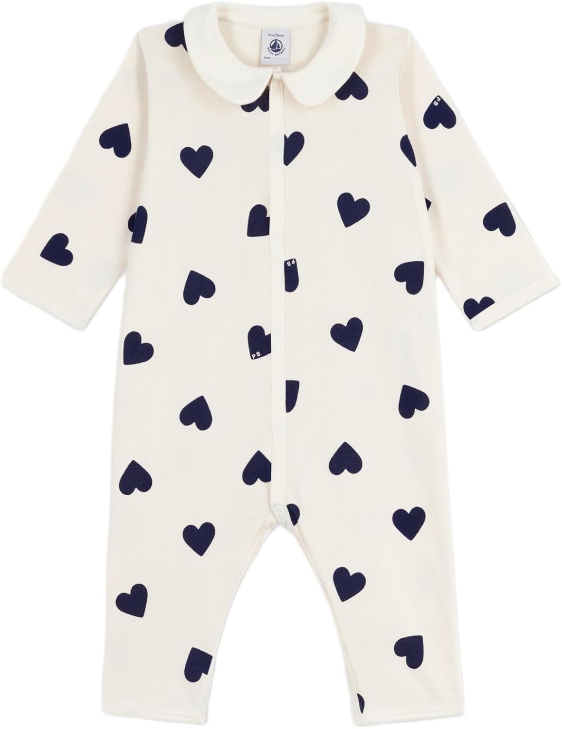 Detalle de Petit Bateau Pyjama Bébé en Coton sans Pieds Imprimé – Lot de 1