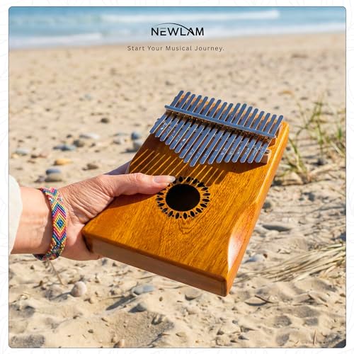 Thumbnail 1 de Newlam 17-Key Kalimba Thumb Piano: Handcrafted, Ergonomic & Ready to Play