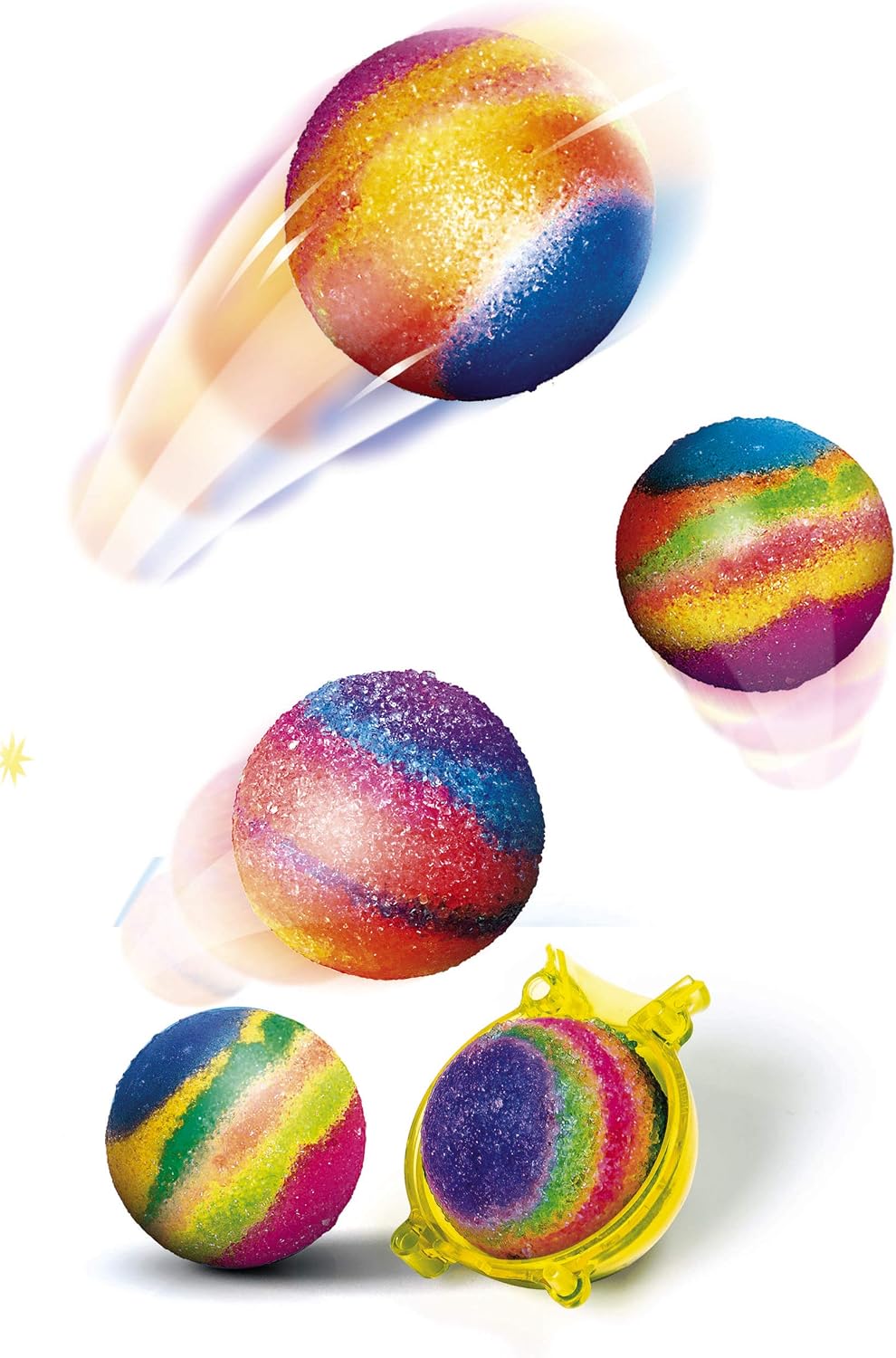 Detalle de Clementoni Galileo Fun – Flummis (59118) für Kinder ab 8 Jahren: Spring-Bälle & bunte Flummis selbst herstellen