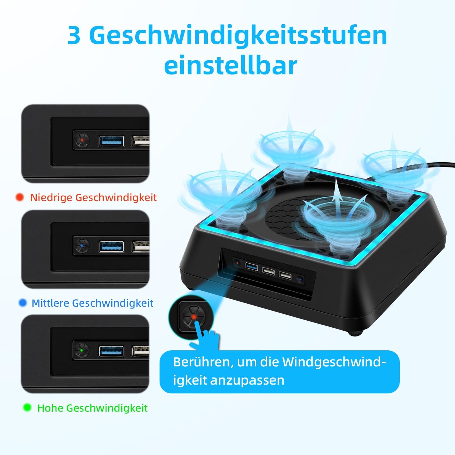 Thumbnail 3 de Xbox Series X Lüfterständer mit RGB LEDs