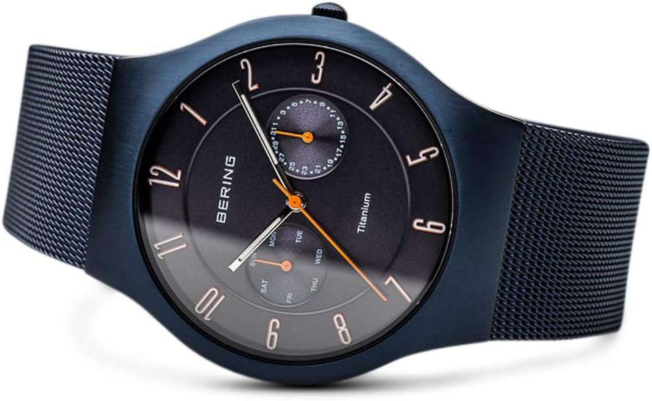 Thumbnail 2 de BERING Orologio da Polso Analogico al Quarzo in Titanio con Cinturino in Acciaio e Vetro Zaffiro