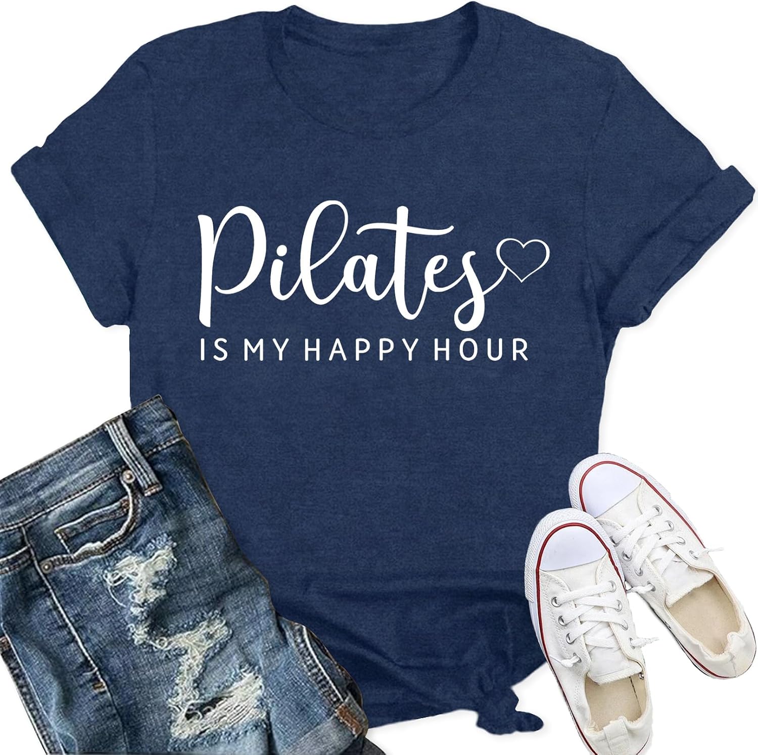 Detalle de Pilates T Shirt for women soft stretch