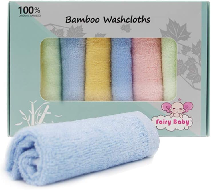 Detalle de Baby Washcloths 8 pack 10 x 10 in
