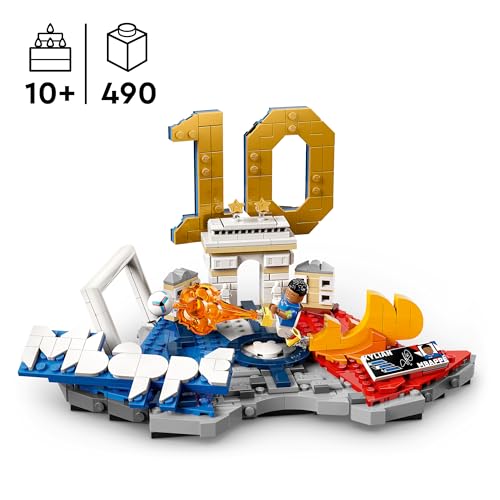 Detalle de LEGO Editions Kylian Mbappé: Fenómenos del Fútbol (43013)