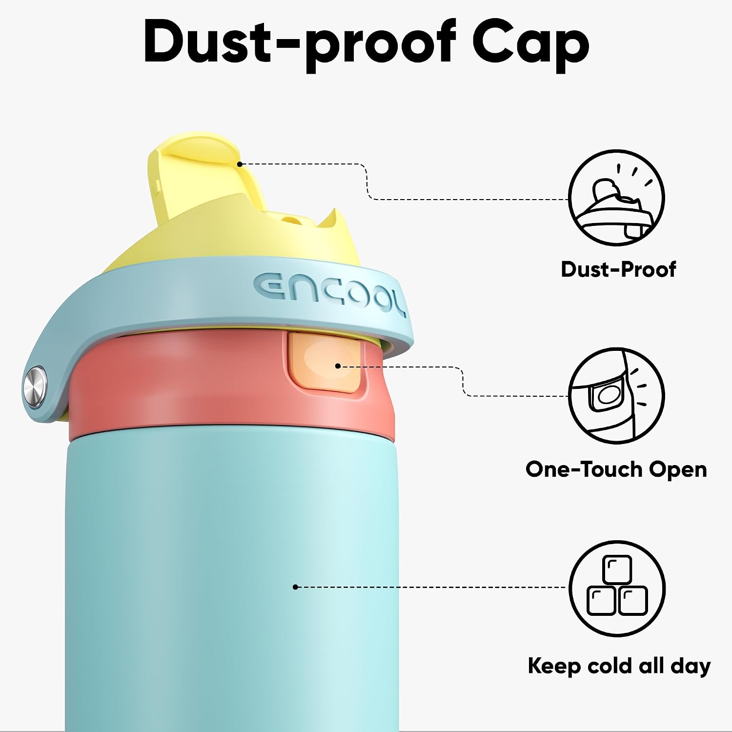 Thumbnail 1 de ENCOOL Leakproof Insulated Water Bottle 40 oz 🥤