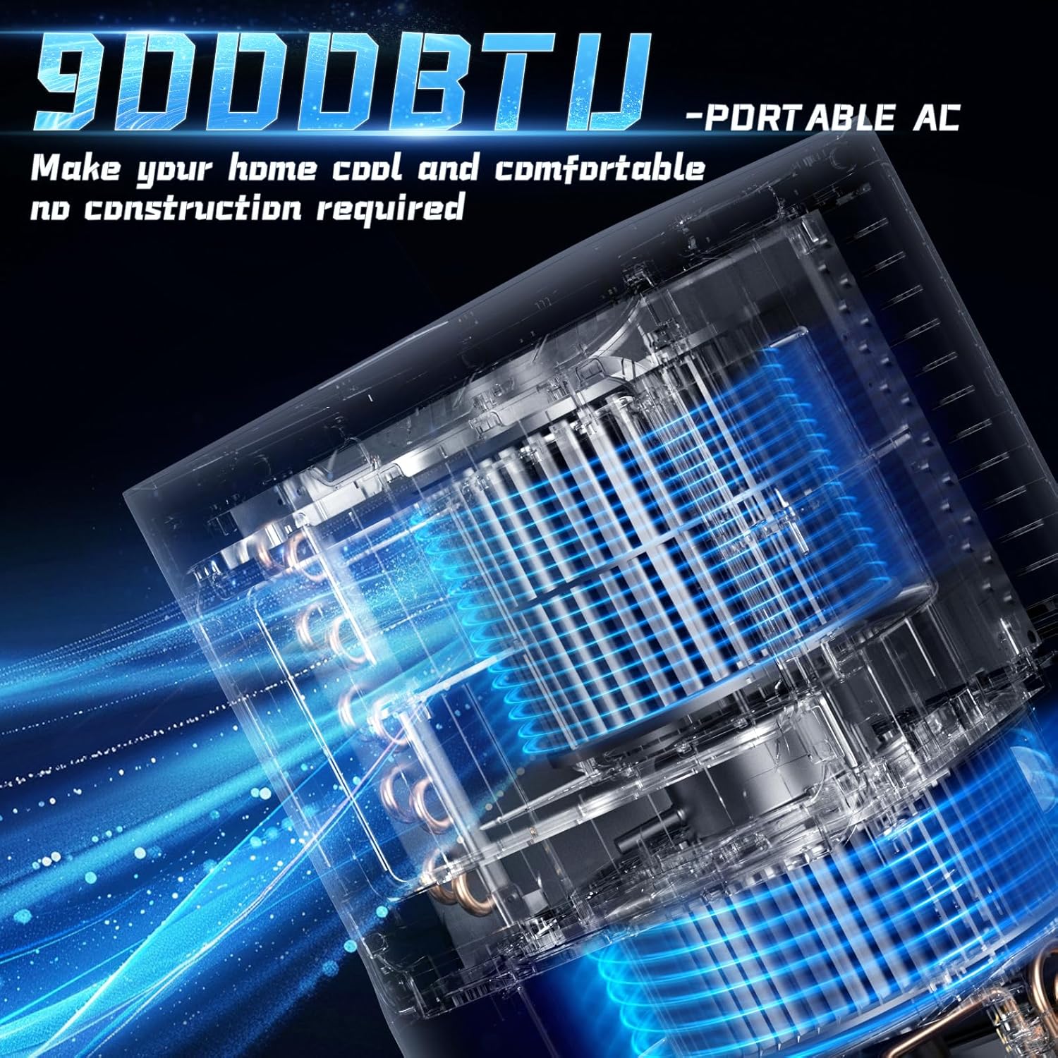 Detalle 2 de 9000 BTU 4-in-1 Portable Air Conditioner: Practical Review for UK Buyers