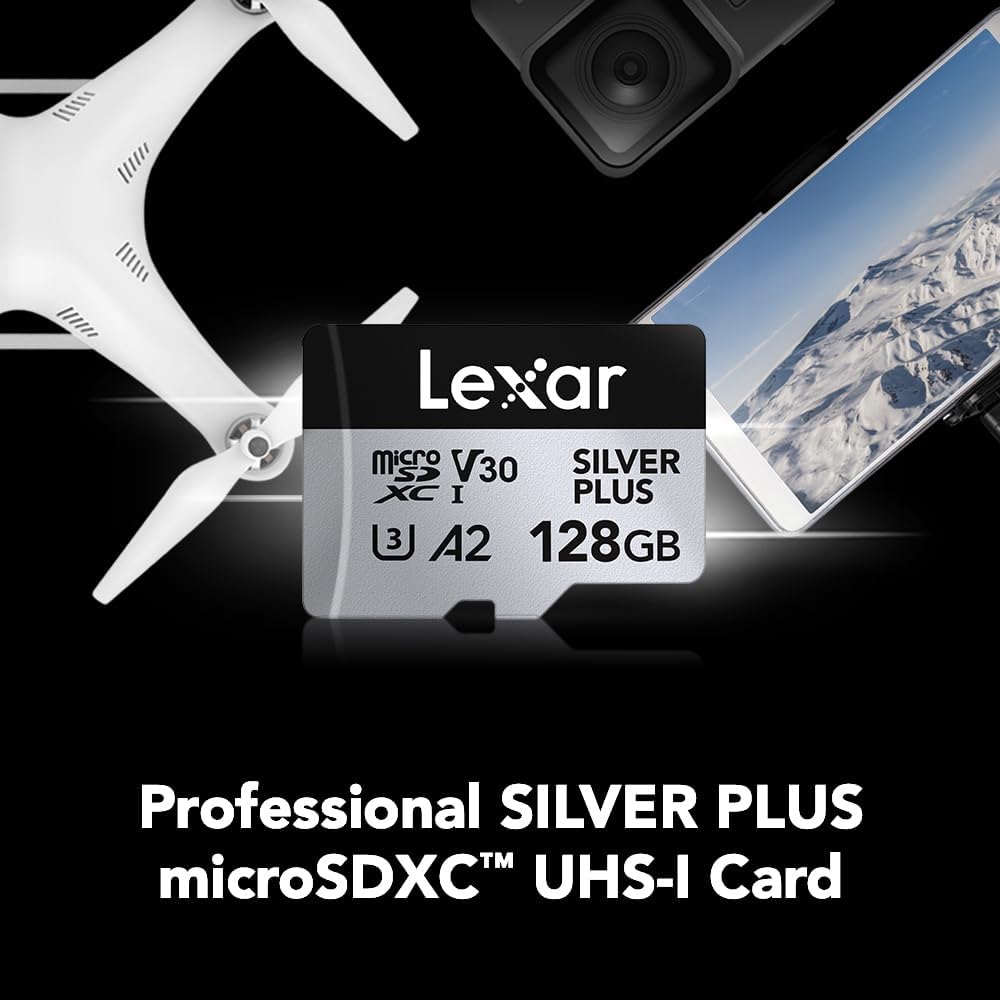 Thumbnail 6 de Lexar Professional SILVER PLUS LMSSIPL128G-BNANU microSDXC 128GB UHS-I V30 最大読込205MB/s