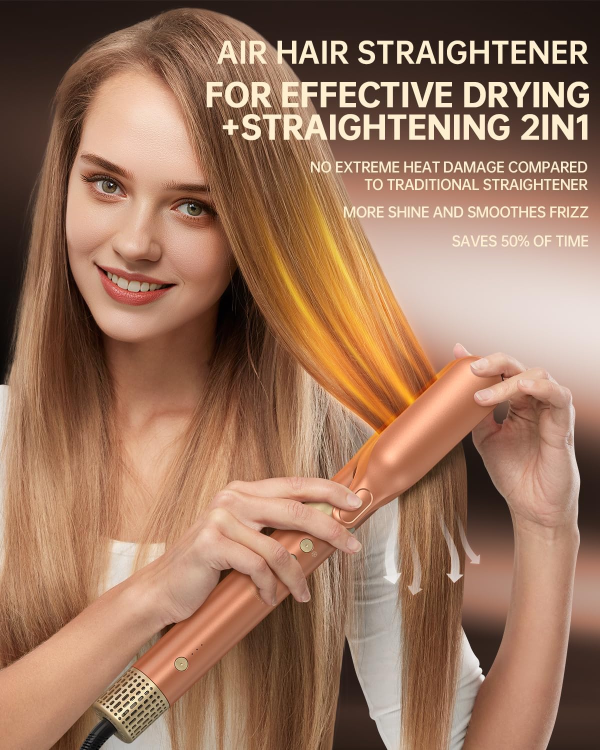 Detalle de webeauty Doppia Tensione 7 in 1 Multistyler con phon, spazzola, piastra, diffusore e 2 arricciacapelli (100–240 V)