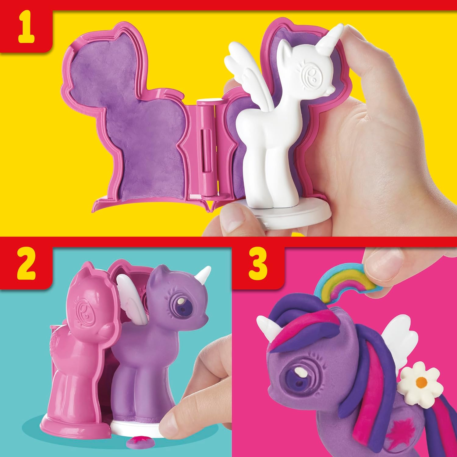 Thumbnail 2 de Play-Doh Make & Style Ponies Set
