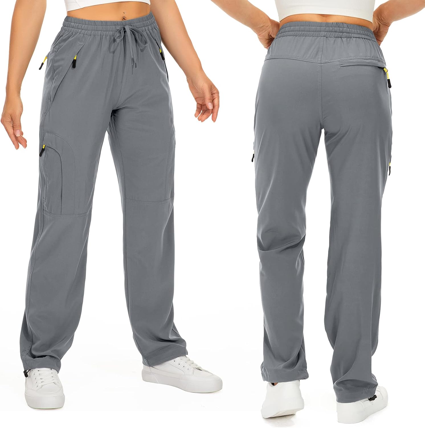 Thumbnail 1 de Mosingle women’s walking cargo trousers – lightweight quick-dry hiking pants with UPF 50 and zip pockets