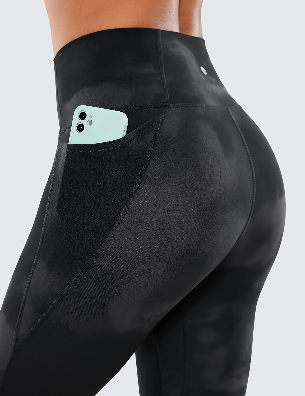 Detalle de CRZ YOGA Femmes Butterluxe : leggings capri taille haute avec poches (48 cm/53 cm)