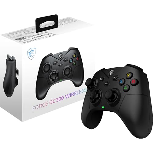 Detalle de MSI FORCE GC300 Wireless PC Gamepad Controller – Tri-Mode, 600mAh, D-Pad intercambiabili