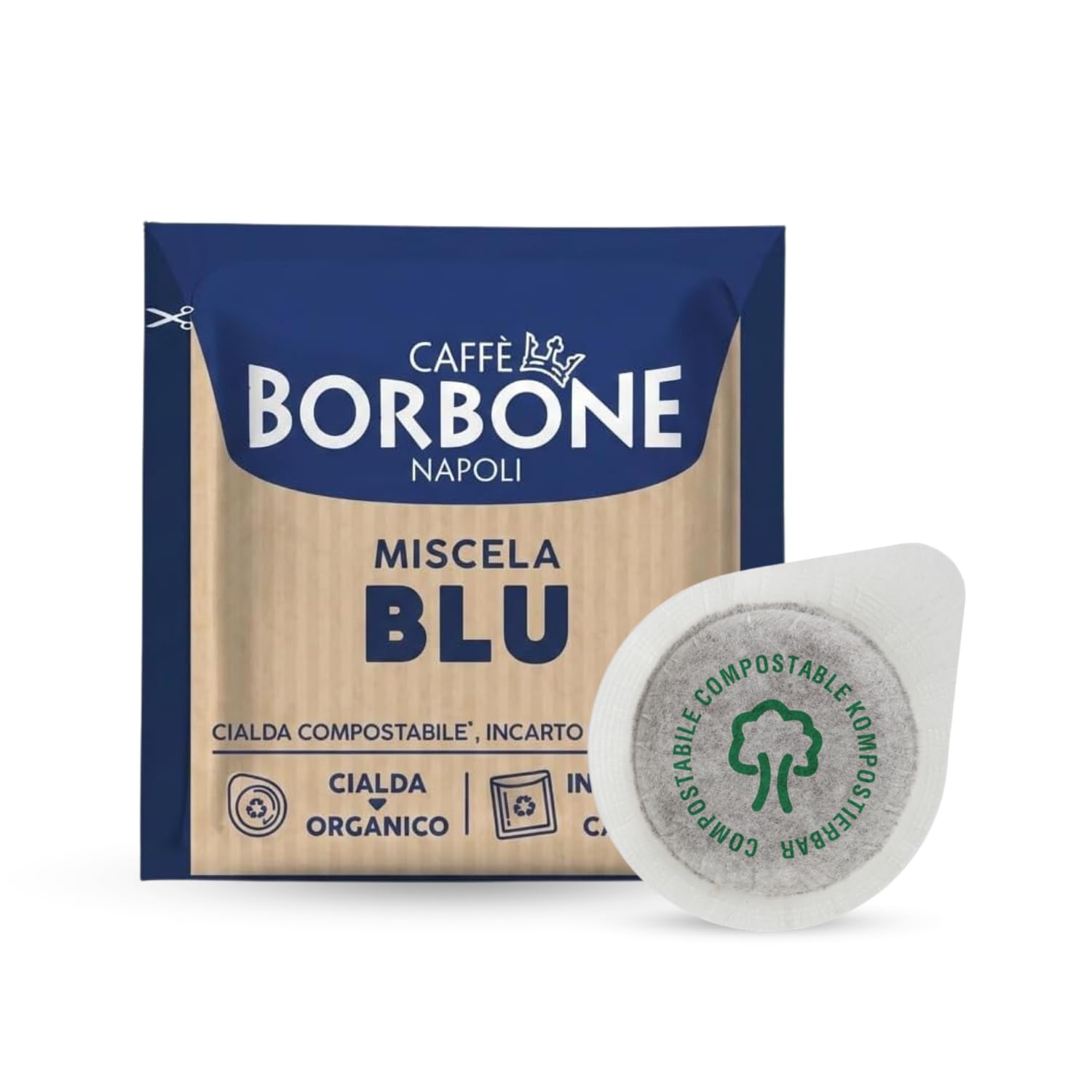 Thumbnail 6 de Caffè Borbone Kompostierbare Kaffeepads Dekaffeinierte Mischung, 50 Pads – kompatibel mit ESE 44 mm