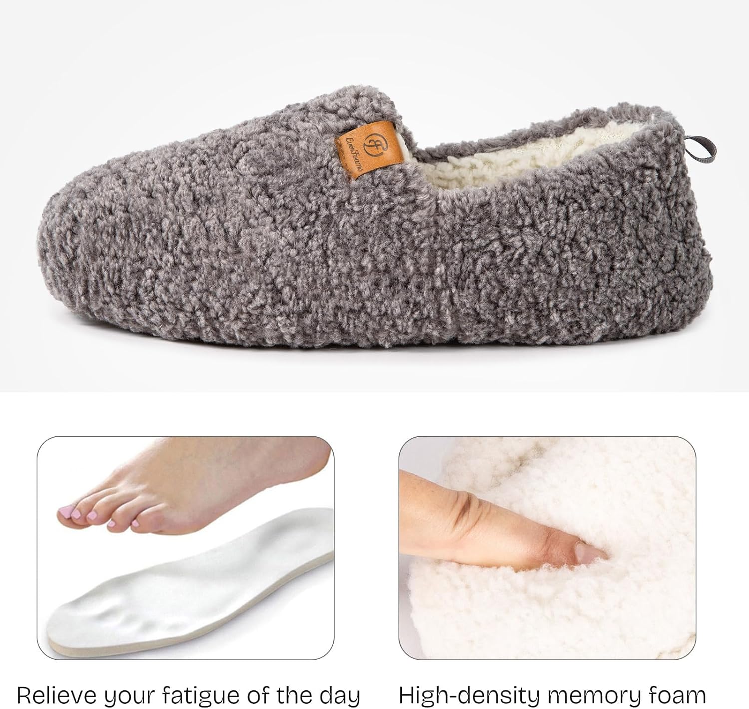 Detalle 2 de EverFoams Soft Curly Full Slippers 1 Pair