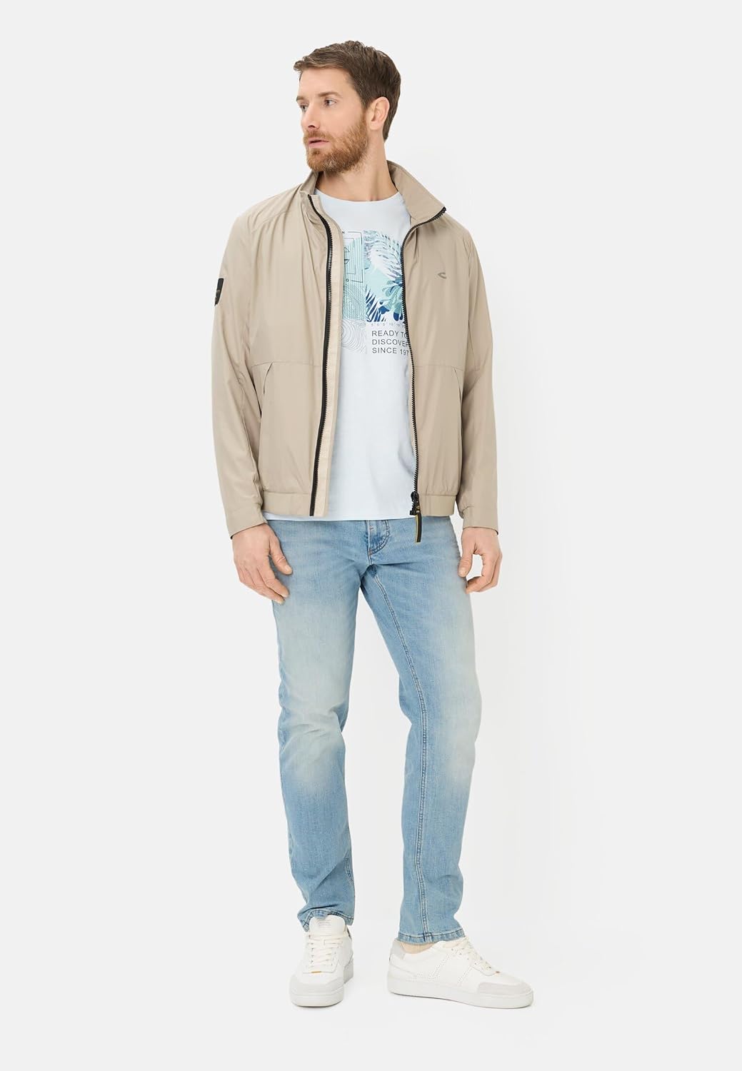 Detalle de Camel Active 409700-7t17 T-Shirt Homme — simplicité et confort pour le quotidien