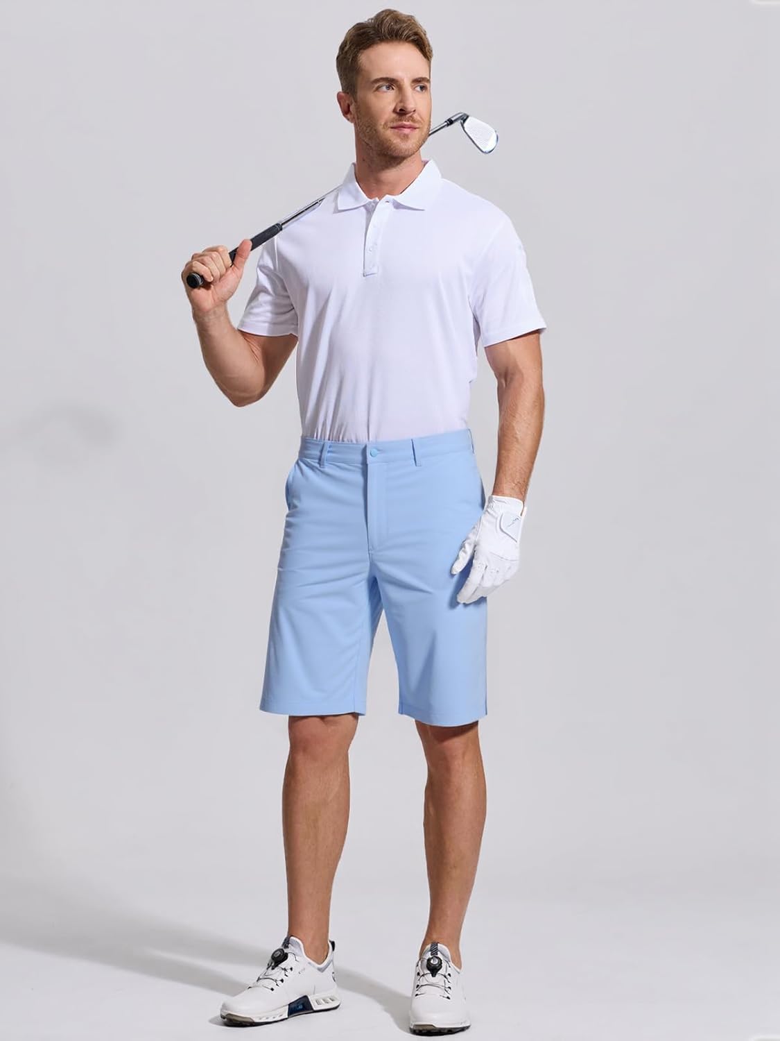 Thumbnail 2 de Gaiatiger Men's Golf Shorts with Grip Waistband — 4-Way Stretch Bermuda