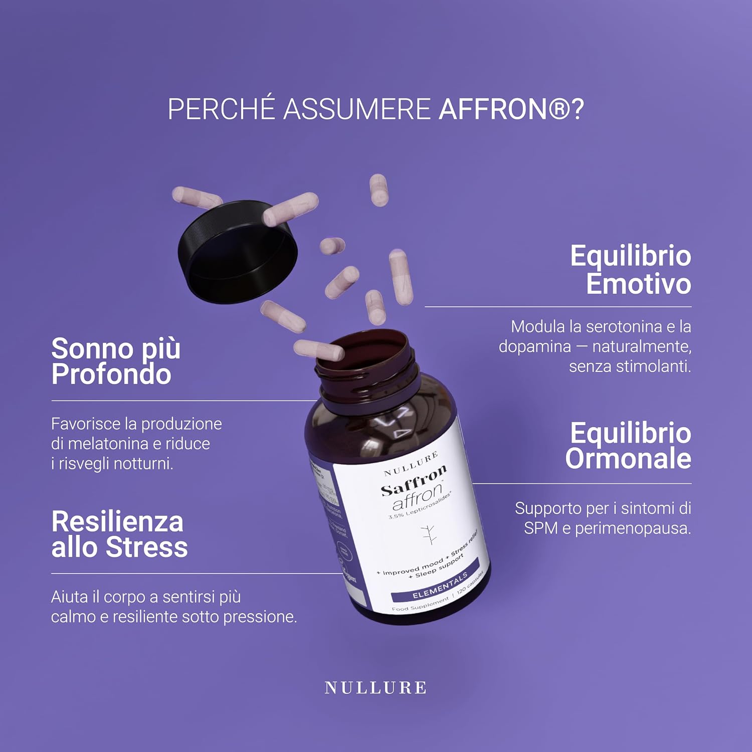 Detalle 2 de Nullure Zafferano Spagnolo 120 capsule đ