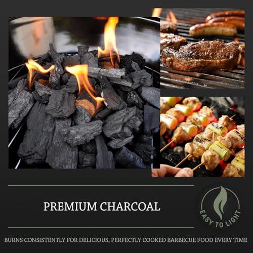 Detalle 2 de Log-Barn Restaurant Grade Lumpwood Charcoal 12kg Bag – ideal for searing, grilling and smoking