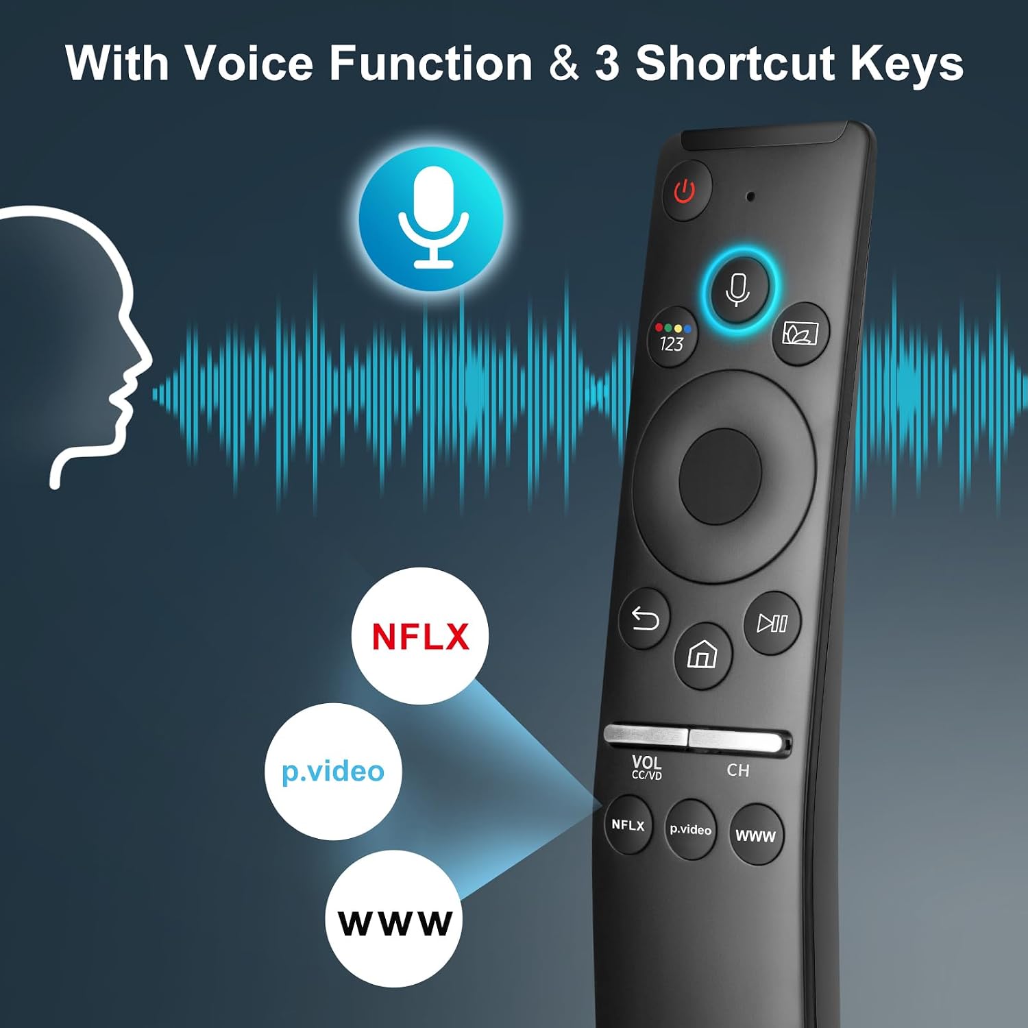 Detalle de Samsung Smart TV Voice Remote
