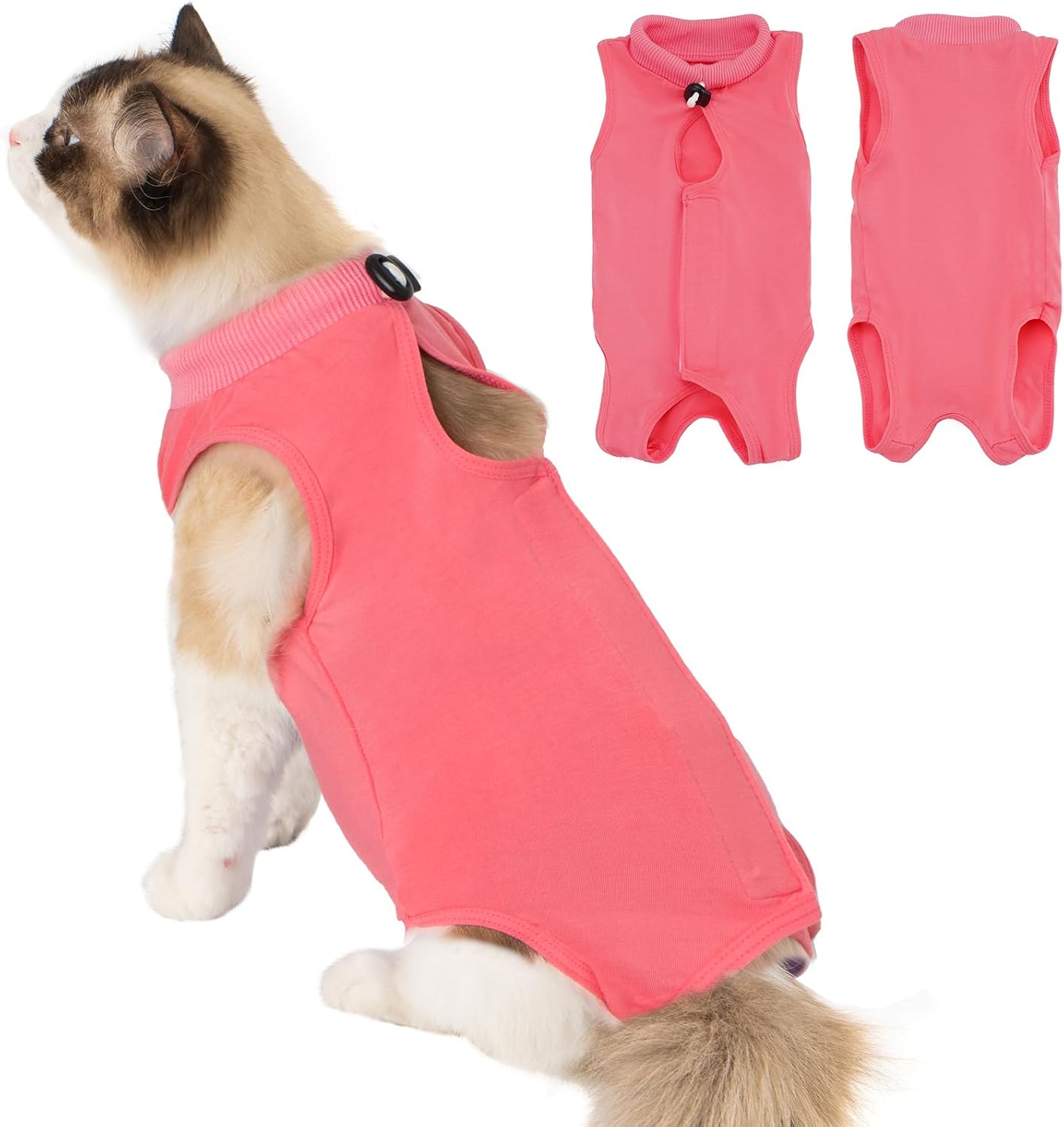 Thumbnail 6 de Avont Cat Recovery Suit Post-Surgery Kitten Onesie for Spayed Female Cats (Purple, L)