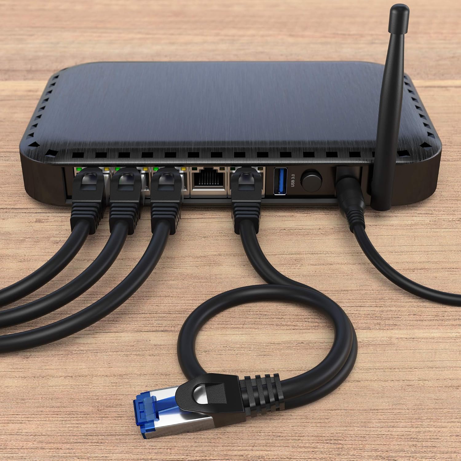 Thumbnail 4 de KabelDirekt Netzwerkkabel 10 m RJ45 Patchkabel