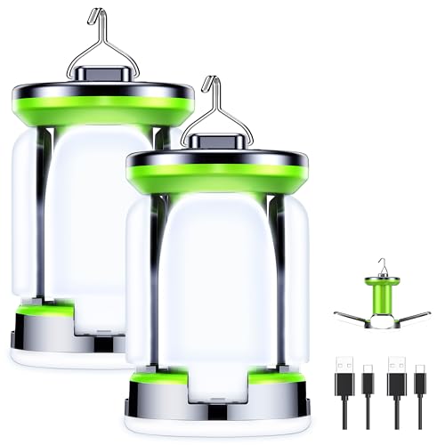 Detalle de Blukar Lámpara Camping LED Recargable, 7 Modos y 360° de Iluminación