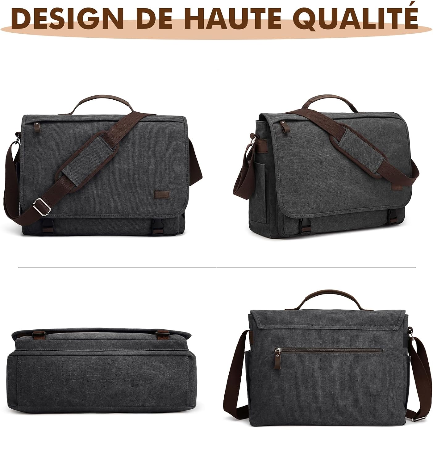 Thumbnail 5 de S-ZONE Sac bandoulière 17,3 pouces