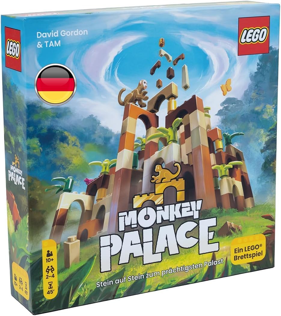 Detalle de Asmodees Monkey Palace Brettspiel für 2-4 Spieler 🎲