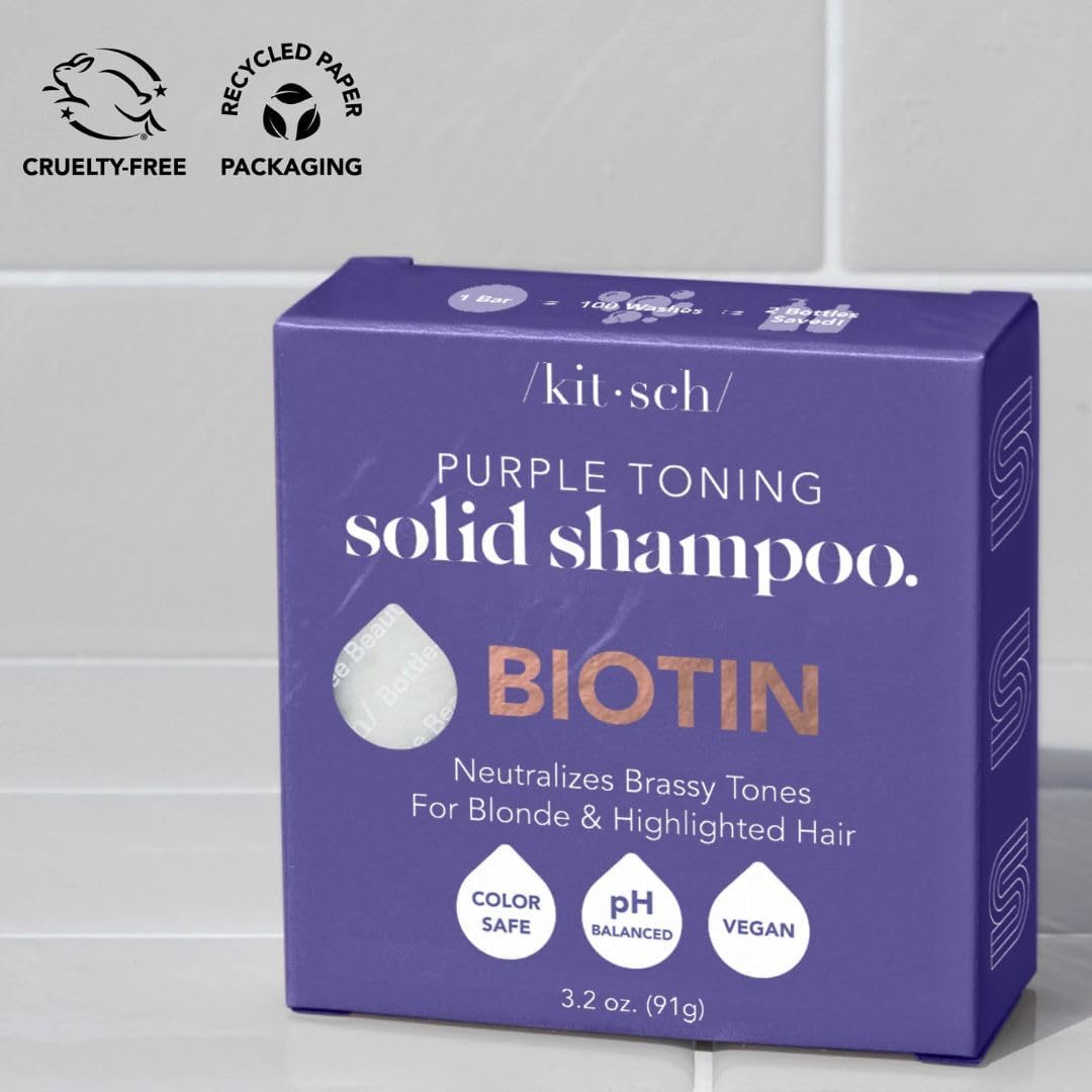 Thumbnail 6 de Kitsch Purple Shampoo Bar for Blonde and Colour-Treated Hair, 91 g