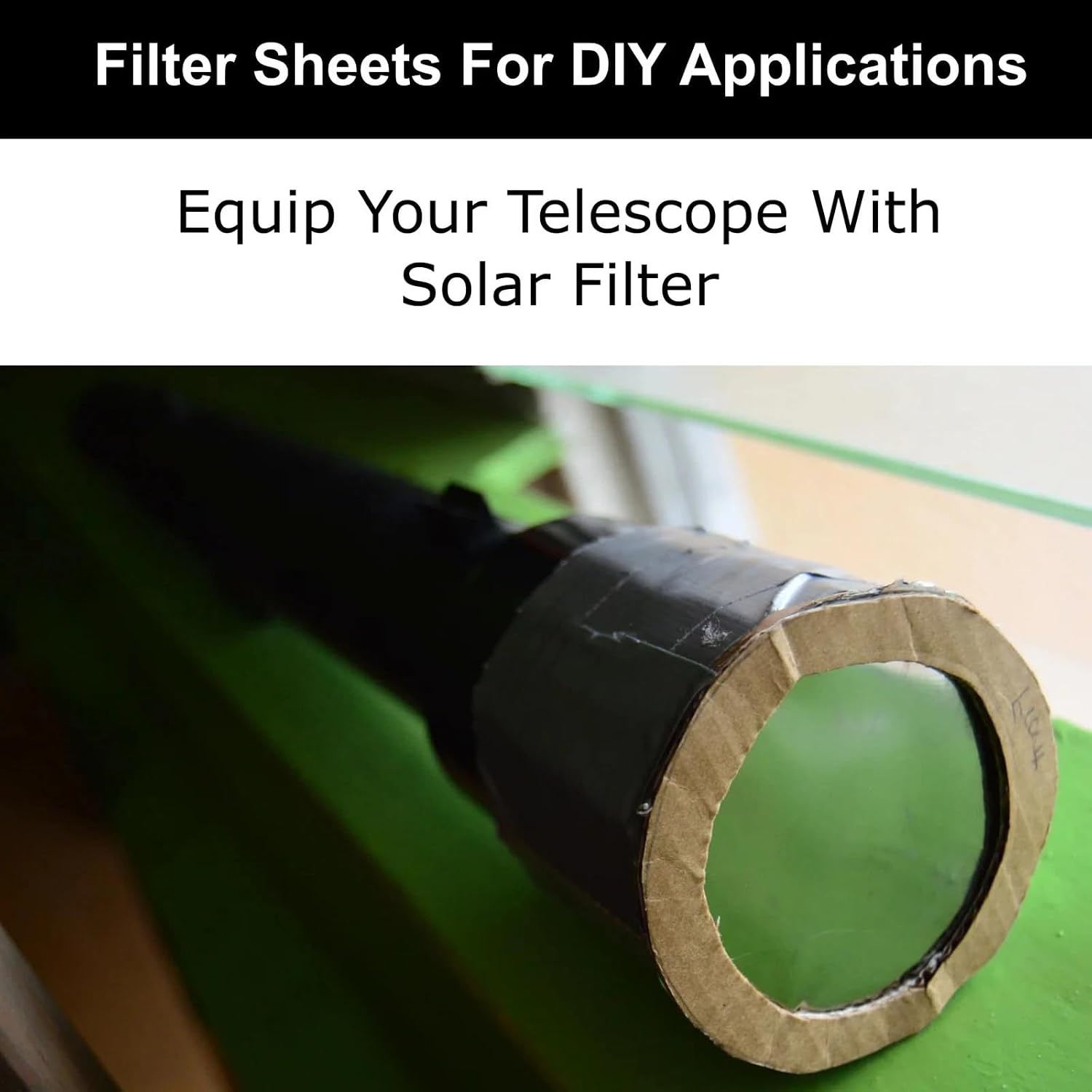 Detalle de Absolute Eclipse Filtro Solare DIY 210x210 mm: Filtro solare per telescopi, binocoli e fotocamere