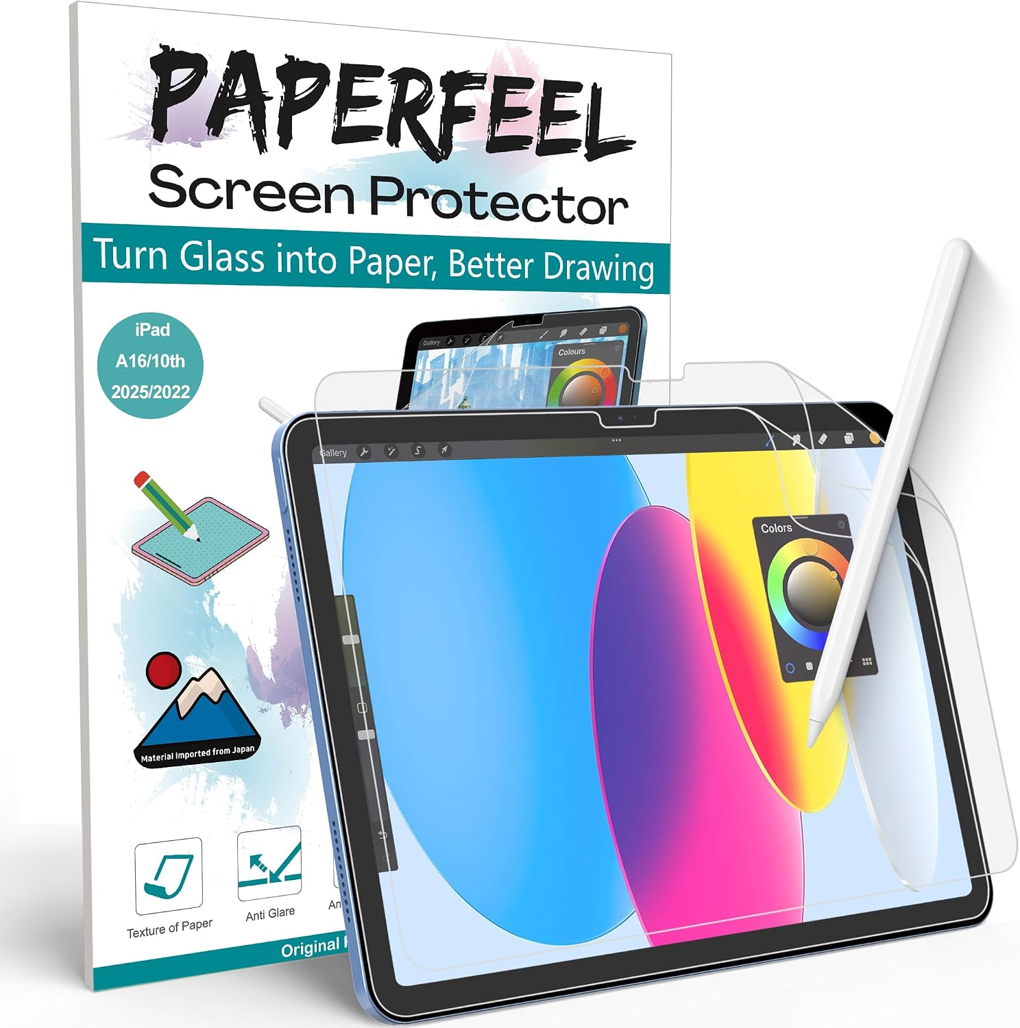 Detalle de PAPERFEEL iPad paper‑feel screen protector 11‑inch